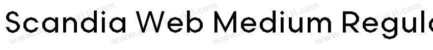 Scandia Web Medium Regular字体转换